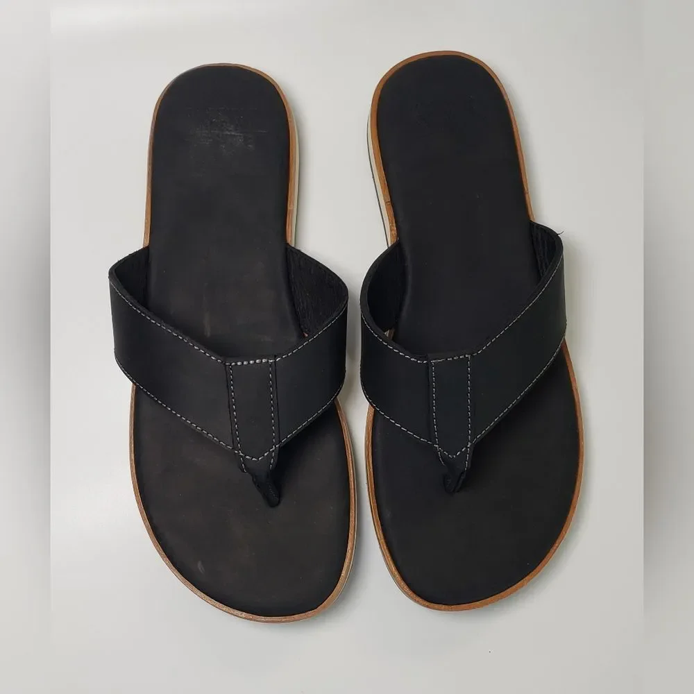 Warfield & Grand Men's Leather Sandals Flip flops Size 9
